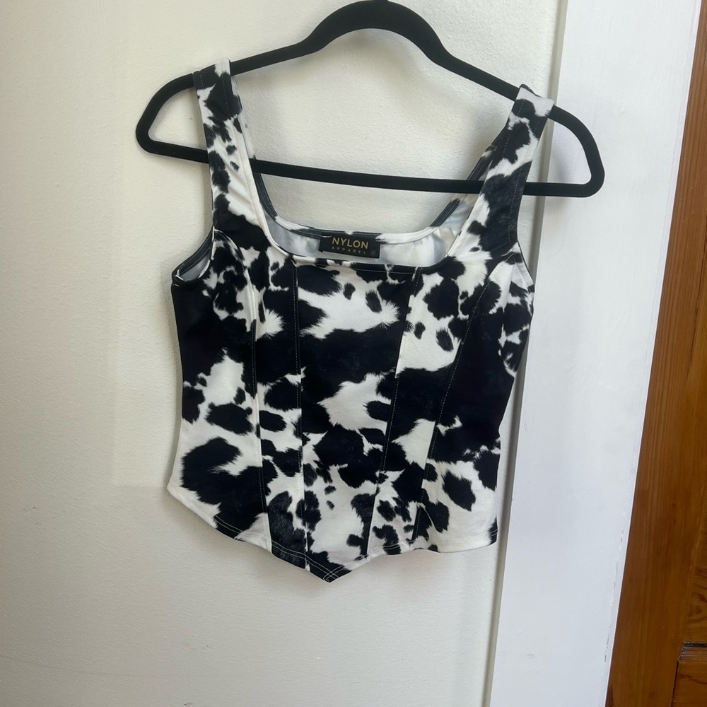 Black and White Women's Top